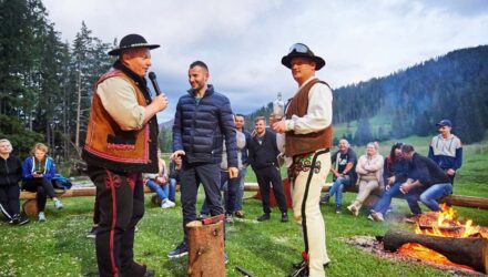 Biesiadowanie z góralami